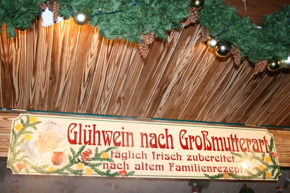 Glühweinskilt fra München